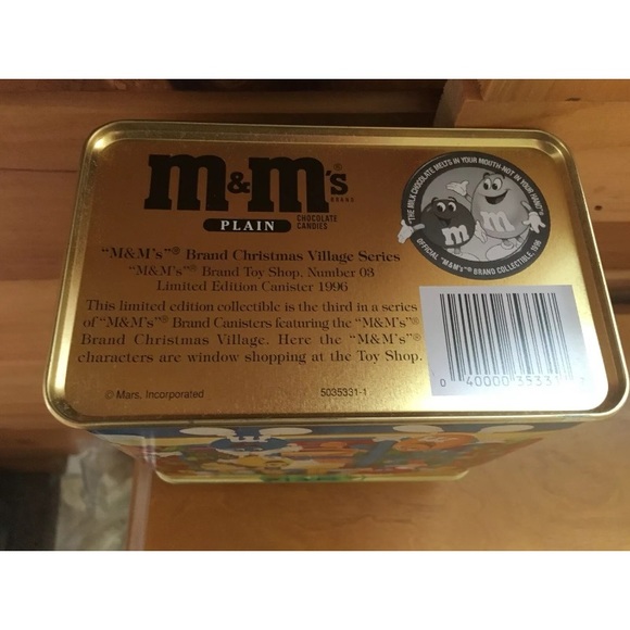 M & M 1996 Limited Edition Collectable Tin - Picture 6 of 8